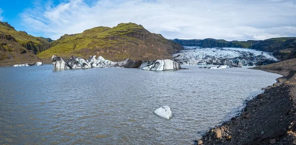 Pilares Rocha Basáltica Colunas Praia Reynisfjara Perto Vik Islândia Sul — Fotografia de Stock