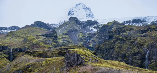 Piękny Jesienny Kanion Mulagljufur Islandia Znajduje Się Niedaleko Ring Road — Zdjęcie stockowe