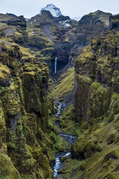 Beautiful Autumn Mulagljufur Canyon Iceland Located Far Ring Road Fjallsrln — Stock Photo, Image