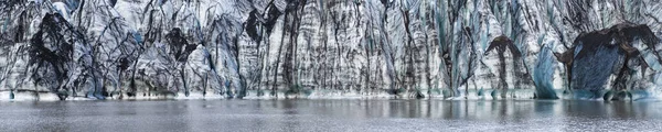 Solheimajokull Pintoresco Glaciar Sur Islandia Lengua Este Glaciar Desliza Desde — Foto de Stock