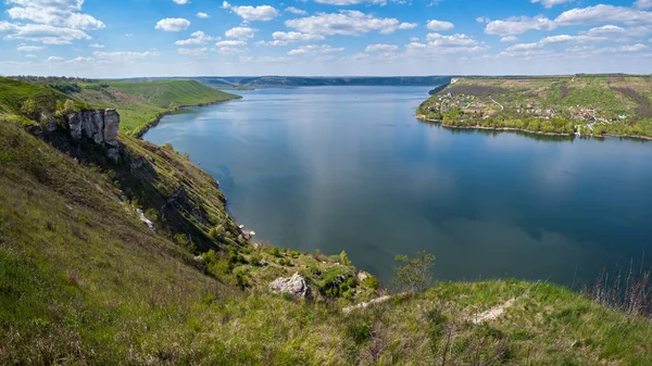 Increíble Vista Primavera Cañón Del Río Dnister Bahía Bakota Región — Foto de Stock