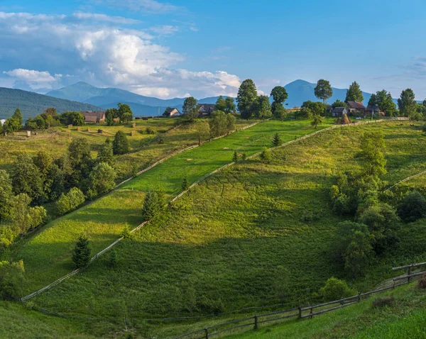 Malerische Sommer Karpaten Bergwelt Blick Ukraine — Stockfoto