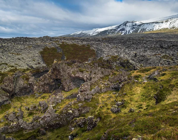 Vista Durante Viaje Auto Las Tierras Altas Islandia Occidental Península —  Fotos de Stock