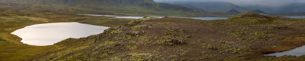View Auto Trip West Iceland Highlands Snaefellsnes Peninsula Snaefellsjokull National —  Fotos de Stock