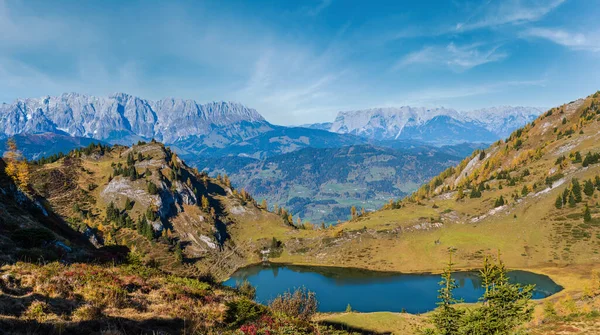 Herbst Alpiner Grosser Paarsee Oder Paarseen Dorfgastein Land Salzburg Österreich — Stockfoto