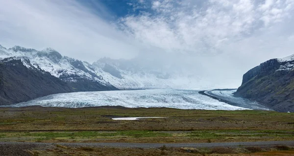 Vista Desde Carretera Durante Viaje Auto Islandia Espectacular Paisaje Islandés —  Fotos de Stock