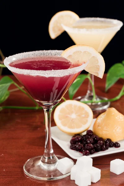 Martini al limone Huckleberry — Foto Stock