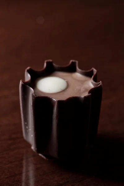 Isırık boyutu çikolata — Stok fotoğraf