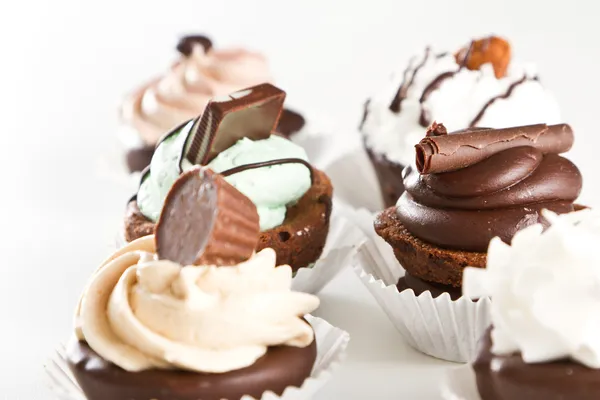 Assortiment van brownie bijt — Stockfoto