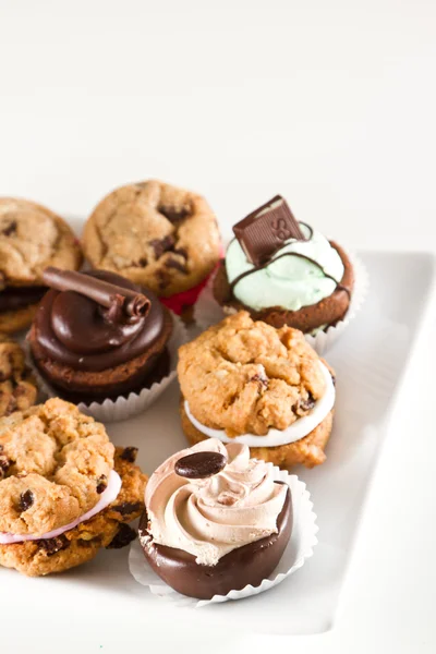 Dessert tray — Stock Photo, Image