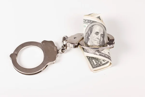 Dinero arrestado — Foto de Stock