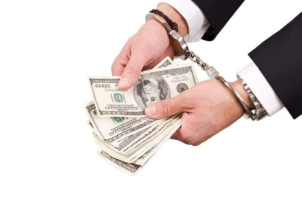 White collar corruption — Stock Photo, Image