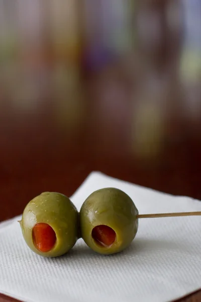 Cocktail olives — Stock Photo, Image