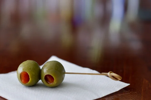 Cocktail olives — Stock Photo, Image