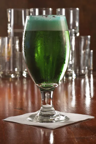 Green Beer — Stock Photo, Image