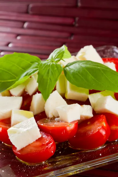 Caprese salatası — Stok fotoğraf