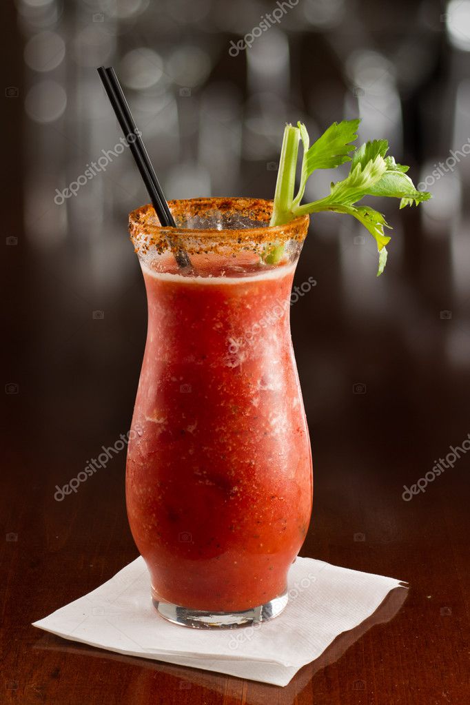Bloody mary cocktail — Stock Photo © wollertz 22477325