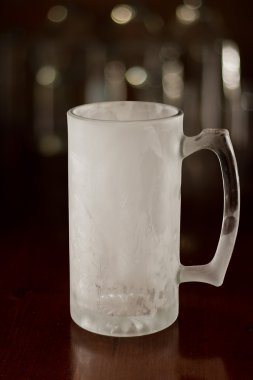 Soğuk bira bardağı.
