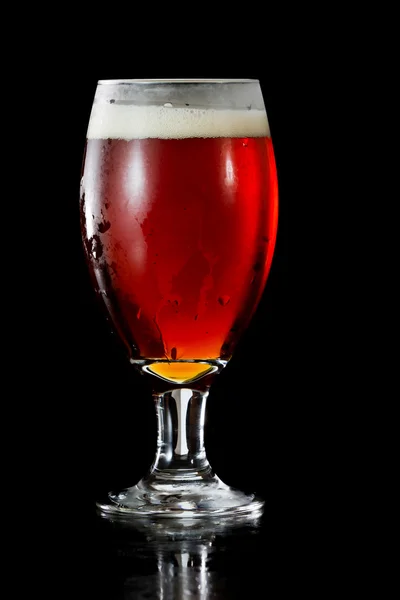 Irské červené pivo — Stock fotografie
