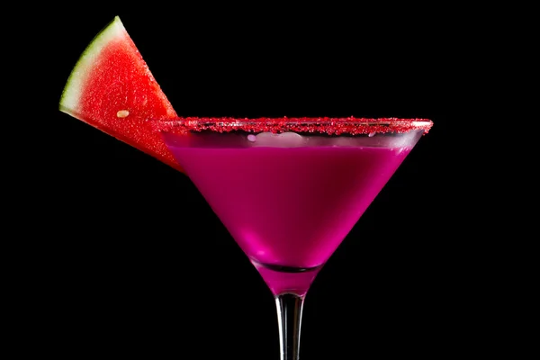 Creamy watermelon martini — Stock Photo, Image