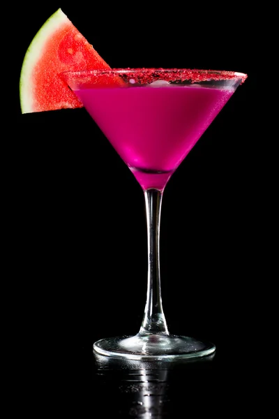 Creamy watermelon martini — Stock Photo, Image