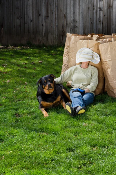 Tar en paus — Stockfoto