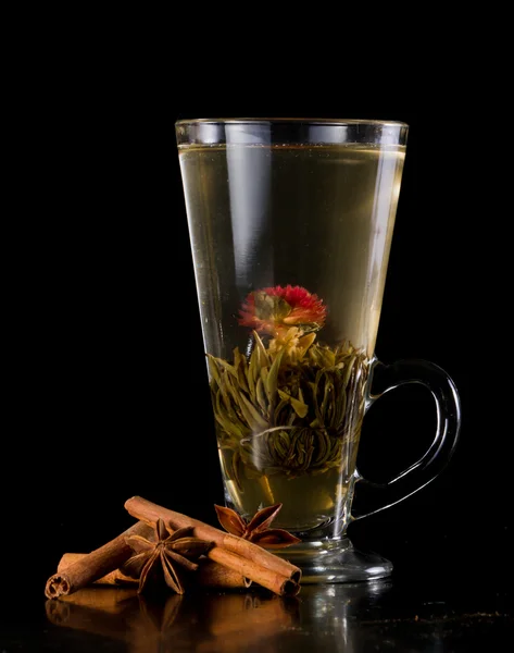 Flowering tea — Stock Photo, Image