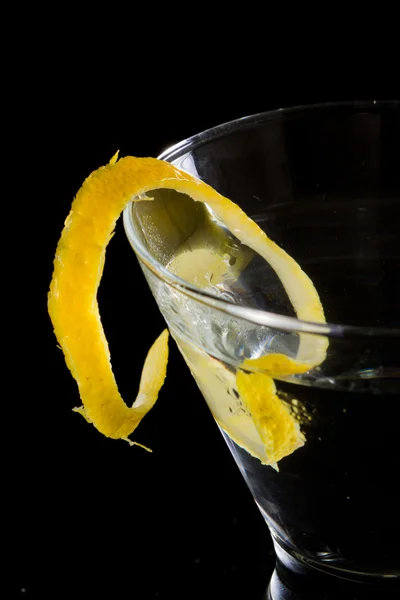 Opadaném listí martini — Stock fotografie