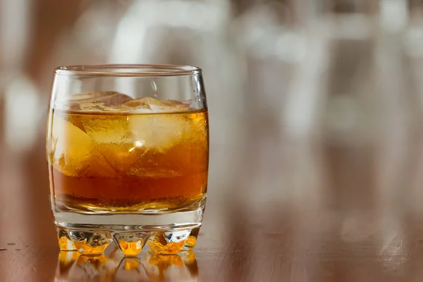 Brandy on the rocks — Stock Photo, Image