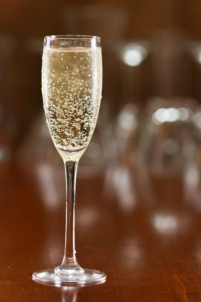 Glas champagne. — Stockfoto