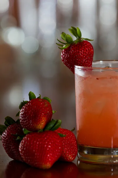 Strawberry cocktail — Stockfoto