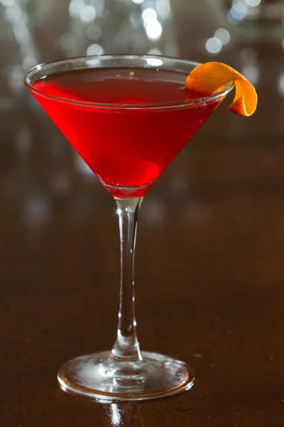 Červený třešňový nápoj — Stock fotografie