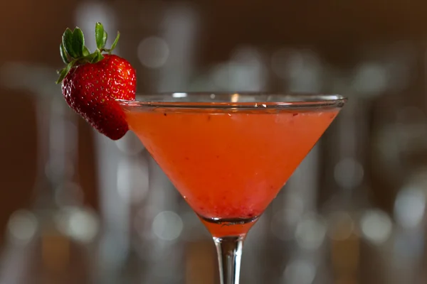 Strawberry martini — Stock Photo, Image