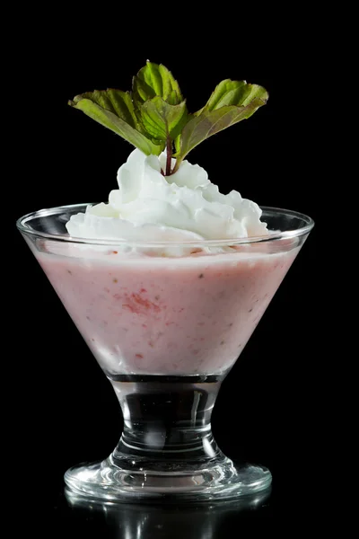 Strawberry milk shake — Stockfoto