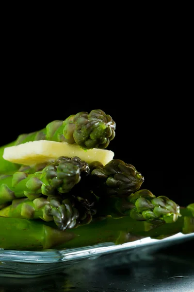 Szparagi gotowane na parze — Zdjęcie stockowe