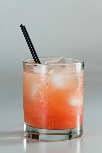 Ruby röd grapefrukt juice — Stockfoto