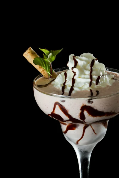 Chocolade milkshake — Stockfoto