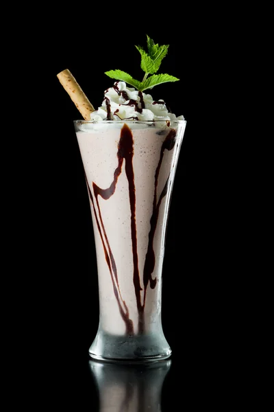 Batido de leite de chocolate — Fotografia de Stock