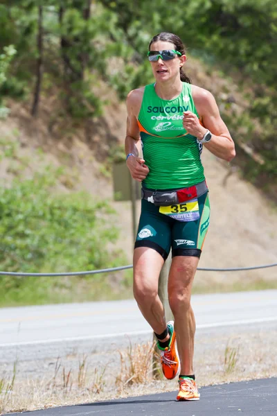 Coeur d 'Alene Ironman corriendo evento — Foto de Stock