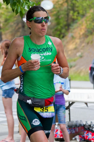 Coeur d 'Alene Ironman corriendo evento — Foto de Stock