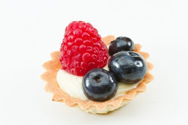 mini taze meyve tart