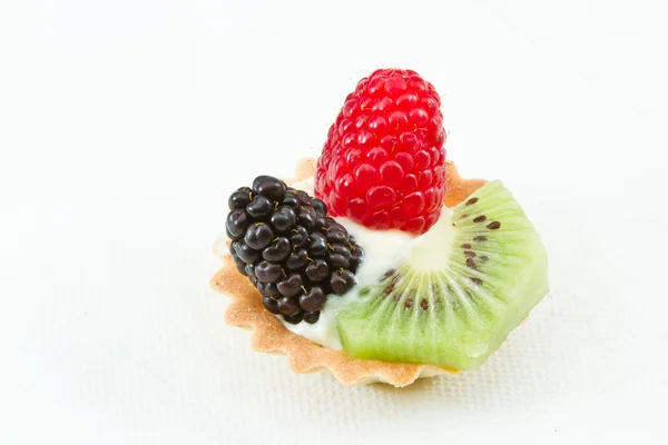 Mini crostate di frutta fresca — Foto Stock