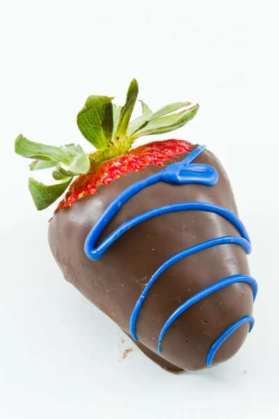 Fragola ricoperta di cioccolato — Foto Stock