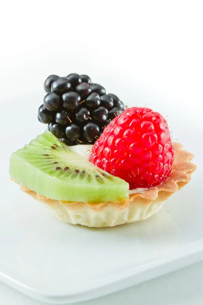 Mini tartas de frutas frescas — Foto de Stock