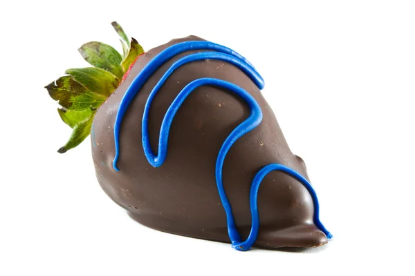 Čokoládové kryté jahoda — Stock fotografie