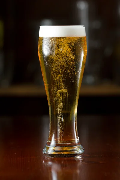 Lager on a bar — Stock Photo, Image