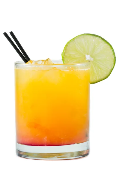 Tropikal meyve suyu kokteyli — Stok fotoğraf