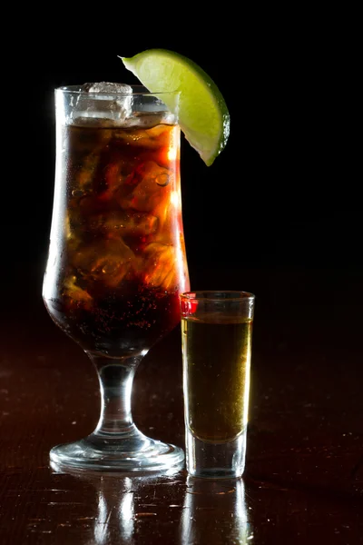 Rum e cola — Foto Stock