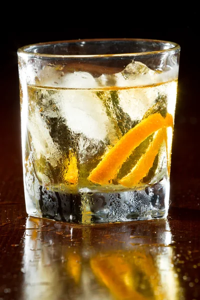 Whiskey on the rocks — Stock Photo, Image