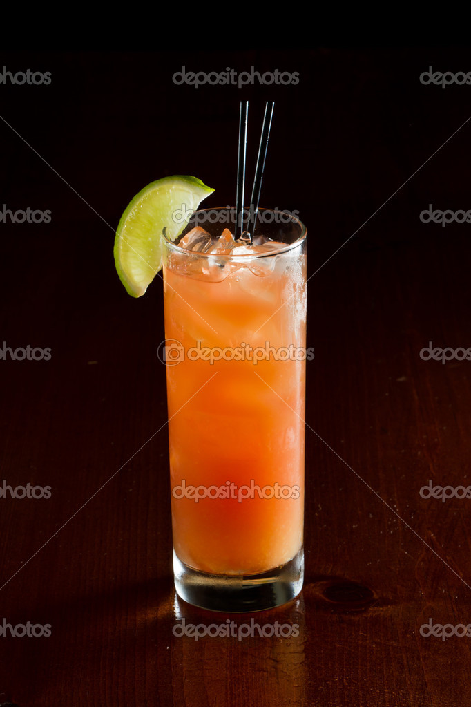 Madras, vodka, cranberry and orange juice — Stock Photo © wollertz